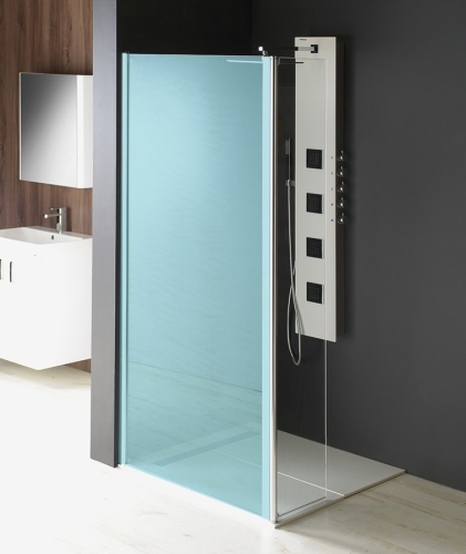 Sapho POLYSAN MODULAR 600 L típusú 2/2 nyíló zuhanyfal, ajtós változat, króm MS3B-60
