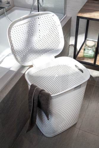 Sapho AQUALINE KATRE 55l szennyestartó, fehér TRN-171-06