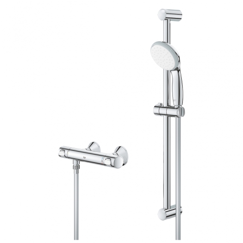 Grohe Precision Flow termosztátos zuhanycsaptelep zuhanygarnitúrával 34841000