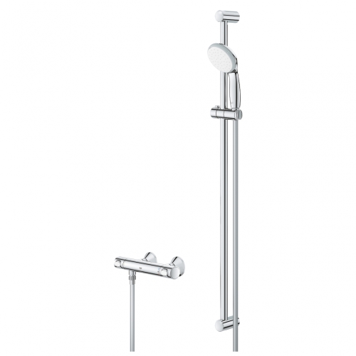 Grohe Precision Flow termosztátos zuhanycsaptelep zuhanygarnitúrával 34842000