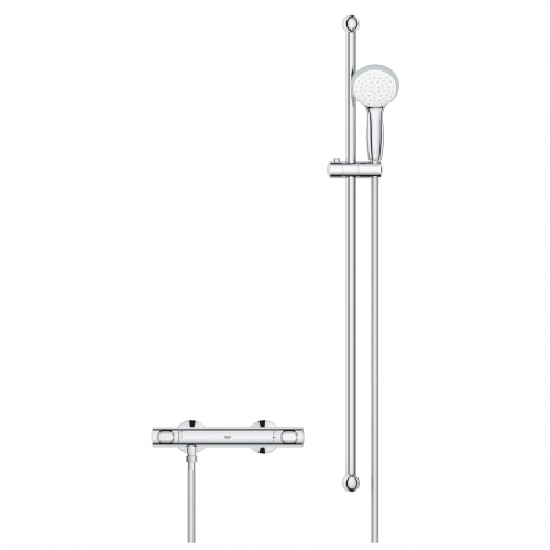 Grohe Precision Flow termosztátos zuhanycsaptelep zuhanygarnitúrával 34842000