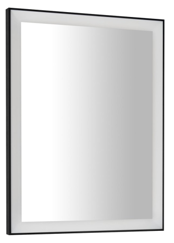 Sapho GANO 60x80cm tükör LED világítással, fekete LG260