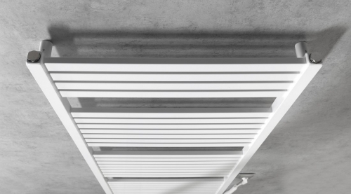 Sapho AQUALINE TONDI-E 600x1330mm elektromos fürdőszobai radiátor, fehér DE480T
