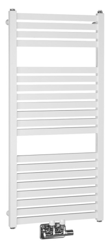 Sapho AQUALINE TONDI 450x970mm fürdőszobai radiátor középső bekötéssel, fehér DT450T