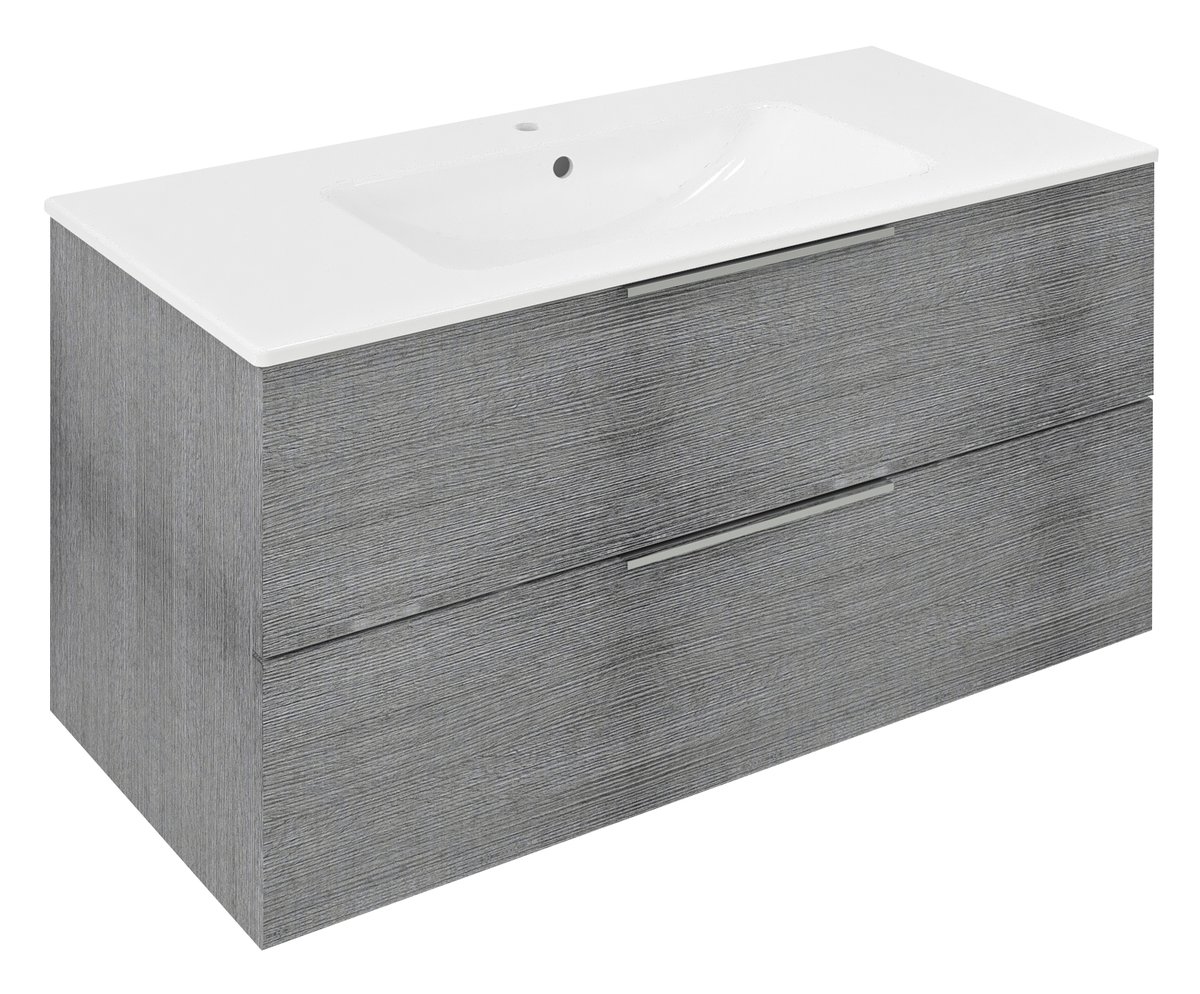 Sapho CIRASA 100 cm alsószekrény, ezüst tölgy CR100-1111