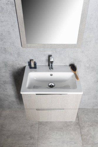 Sapho CIRASA SLIM 50 cm alsószekrény, ezüst tölgy CR492-1111