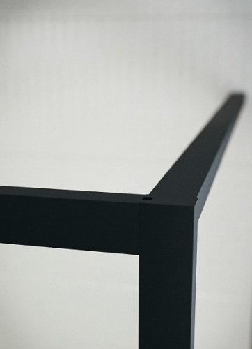 Wasserburg VETRO BLACK 90 Walk-in zuhanyfal, fekete 25266-90