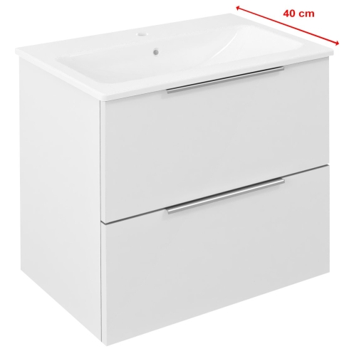 Sapho CIRASA SLIM 60 cm alsószekrény, fényes fehér CR592-3030