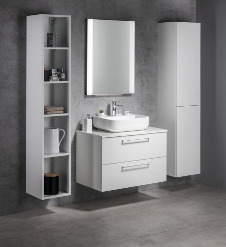 Sapho CIRASA DTDL 80 pult, fényes fehér CR081-3030