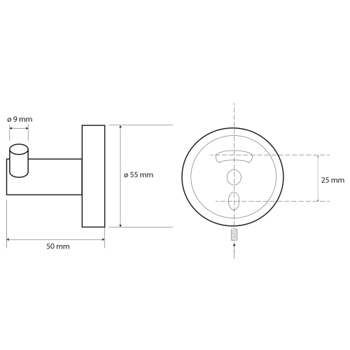 Sapho BEMETA WHITE dupla fogas, fehér (104106034) XR202W