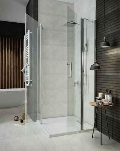 Wasserburg ESTRELLA DUO 90x90 zuhanykabin, króm 25126-90
