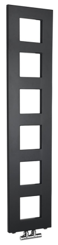 Sapho BLOCK 280x1330mm fürdőszobai radiátor, matt fekete IR181