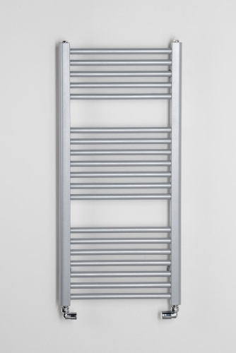 Sapho AQUALINE 450x990mm egyenes fürdőszobai radiátor, strukturált ezüst ILS94E