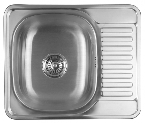 Sapho AQUALINE 58x48cm beépíthető mosogatótálca, inox AQ5848B
