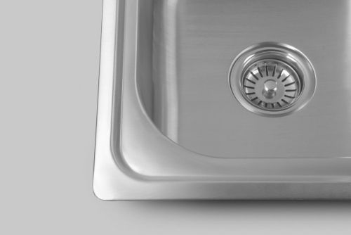 Sapho AQUALINE 78x48cm beépíthető mosogatótálca, inox AQ7848B