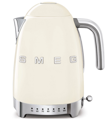 SMEG retro vízforraló hőmérséklet szabályzóval, bézs KLF04CREU