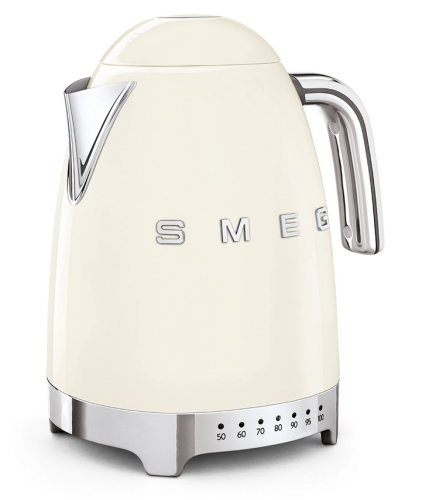 SMEG retro vízforraló hőmérséklet szabályzóval, bézs KLF04CREU