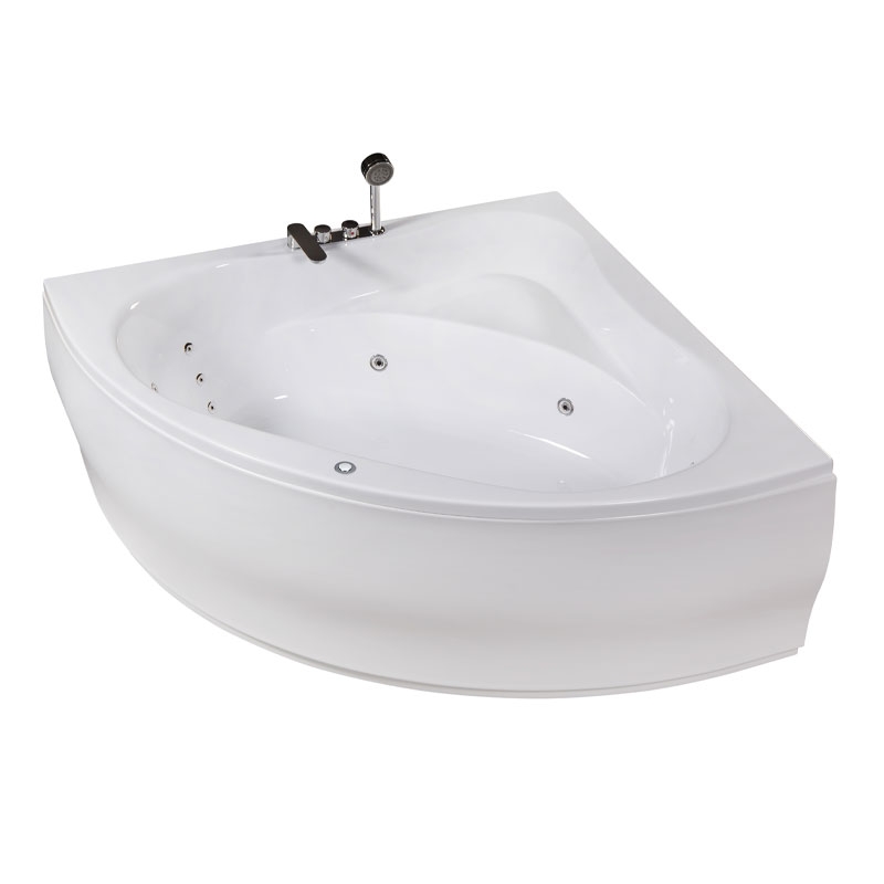 Wellis Bled Hydro™ 150x150 cm-es hidromasszázs sarokkád Flipper csapteleppel WK00150-1