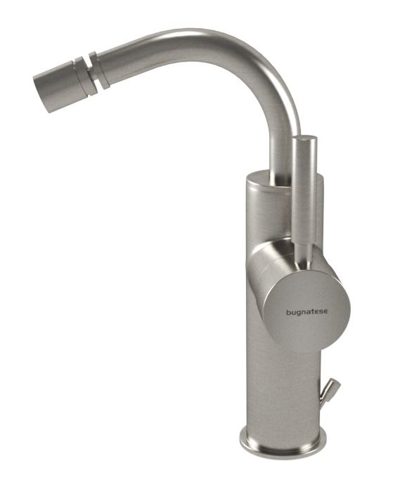 Bugnatese KOBUK MINI Bidet csaptelep leeresztővel, szálcsiszolt nikkel 2225NS