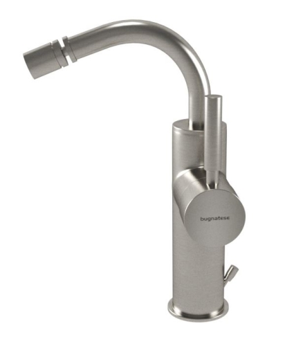 Bugnatese KOBUK MINI Bidet csaptelep leeresztővel, szálcsiszolt nikkel 2225NS