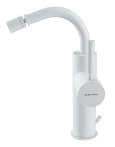 Bugnatese KOBUK MINI Bidet csaptelep leeresztővel, matt fehér 2225OP