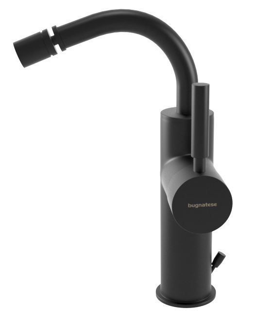 Bugnatese KOBUK MINI Bidet csaptelep leeresztővel, matt fekete 2225OP