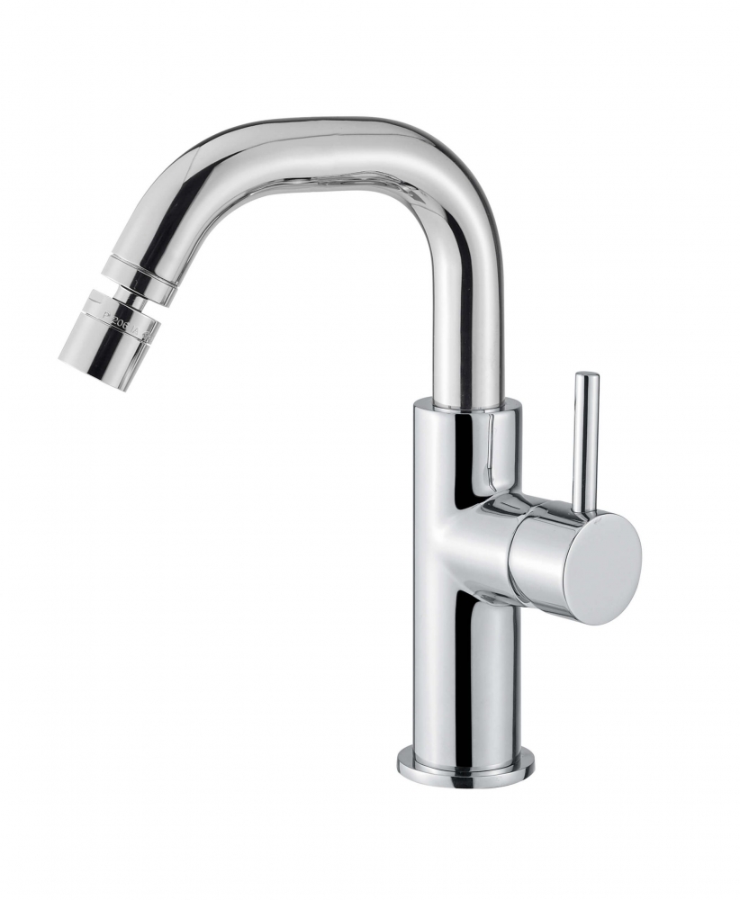 Bugnatese KOBUK MINI Bidet csaptelep leeresztővel tört kifolyóval, króm 2225QCR