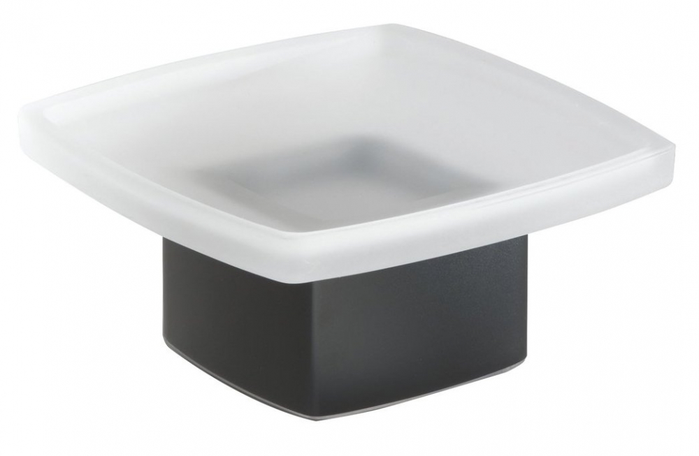 Sapho LOUNGE szappantartó, matt fekete 545114