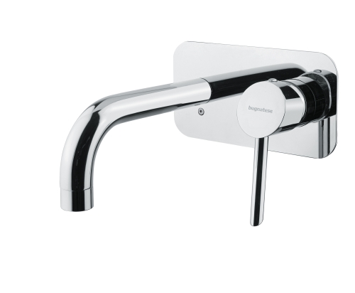 Bugnatese Smart fal alatti mosdócsaptelep 19 cm kifolyóval, matt fehér 2143OP