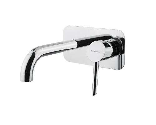 Bugnatese SMART fal alatti mosdócsaptelep 19 cm kifolyóval klikk-klakk leeresztővel, matt fehér 2143SCOP