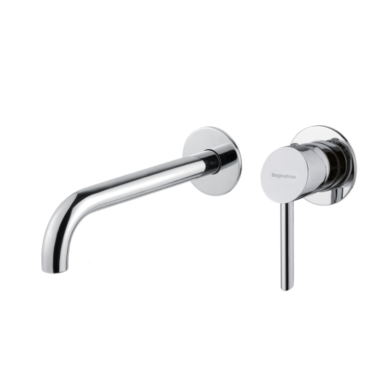 Bugnatese SMART fal alatti mosdócsaptelep 22 cm kifolyóval, króm 2146CR