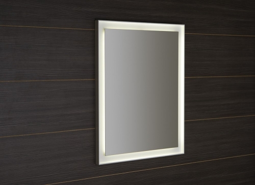 Sapho FLUT 90x70m keretes LED tükör, fehér FT090