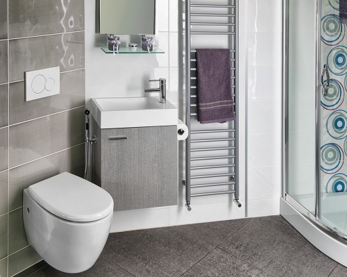 Sapho LATUS IV 50 mosdótartó szekrény, ezüst tölgy LT410-1111