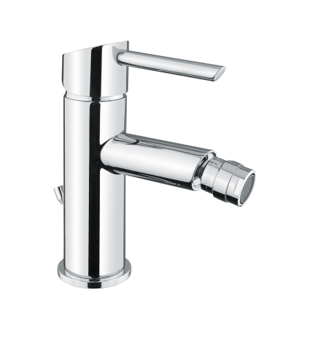 Bugnatese SMART bidet csaptelep leeresztővel, fényes fekete króm 2123CNL