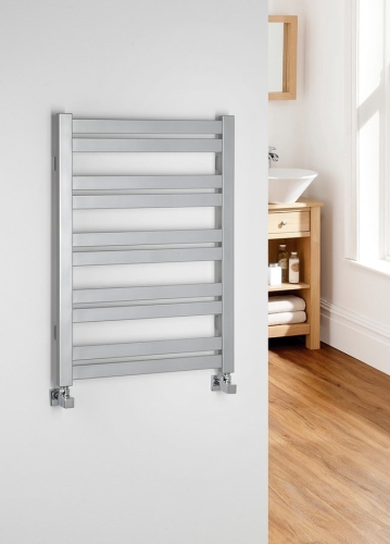 Sapho NEVEL 555x773mm fürdőszobai radiátor, ezüst NV608S
