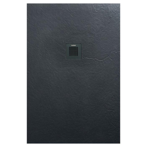AREZZO design SOLIDSoft zuhanytálca 120x100 cm, ANTRACIT, színazonos lefolyóval AR-100120A