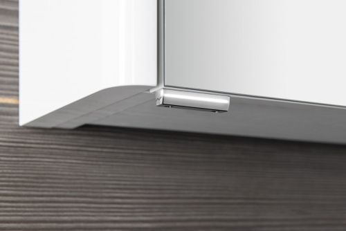 Sapho LUCIE 65x70cm tükrösszekrény LED világítással, fehér LU065-0030