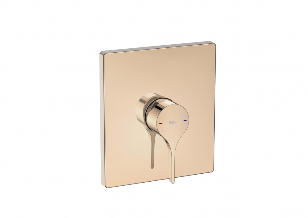 Roca Insignia falsík alatti zuhany csaptelep, rose gold A5A2B3ARG0