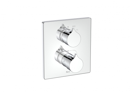 Roca Insignia termosztátos falsík alatti kád-zuhany csaptelep, króm A5A0C3AC00