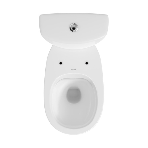 Cersanit Arteco Compact perem nélküli hátsó kifolyású monoblokkos wc lassú záródású wc ülőkével K667-056