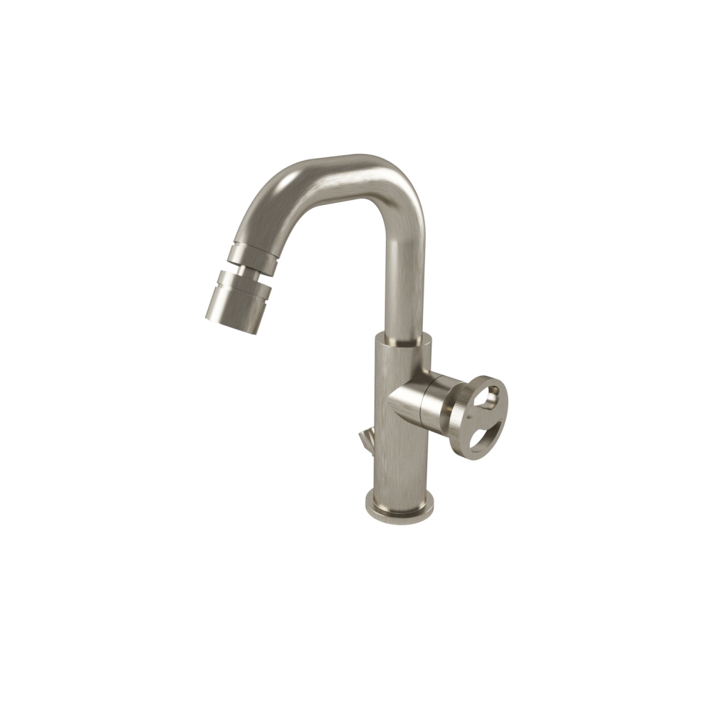 Bugnatese MILLENOVECINQUANTA Bidet csaptelep leeresztővel, fényes foszforszürke 4623NF