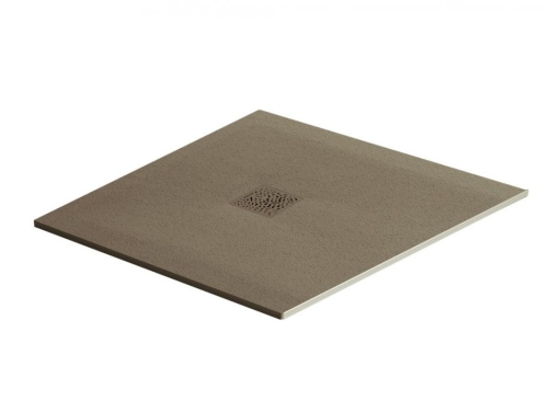 Radaway Milos C lapos szögletes kompozit zuhanytálca 90x90 cm cappuccino BREX.1502.090.090.CAN