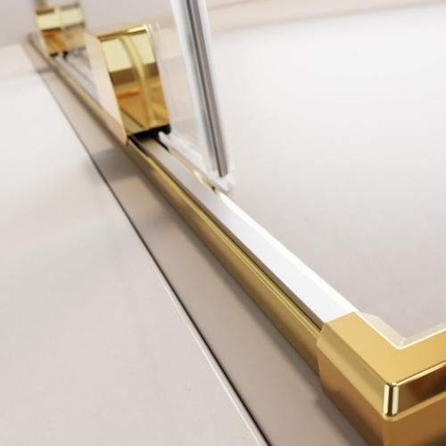 Radaway Furo Gold KDJ 120 cm balos zuhanyajtó, arany 10104622-09-01L, 10110580-01-01