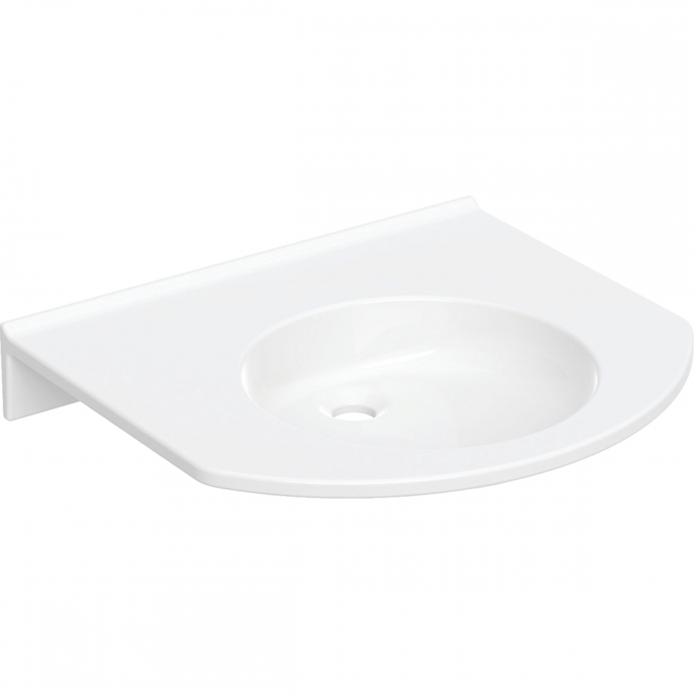 Geberit Publica 60x55cm akadálymentes mosdó csaplyuk nélkül, Alpin fehér 501.040.11.1