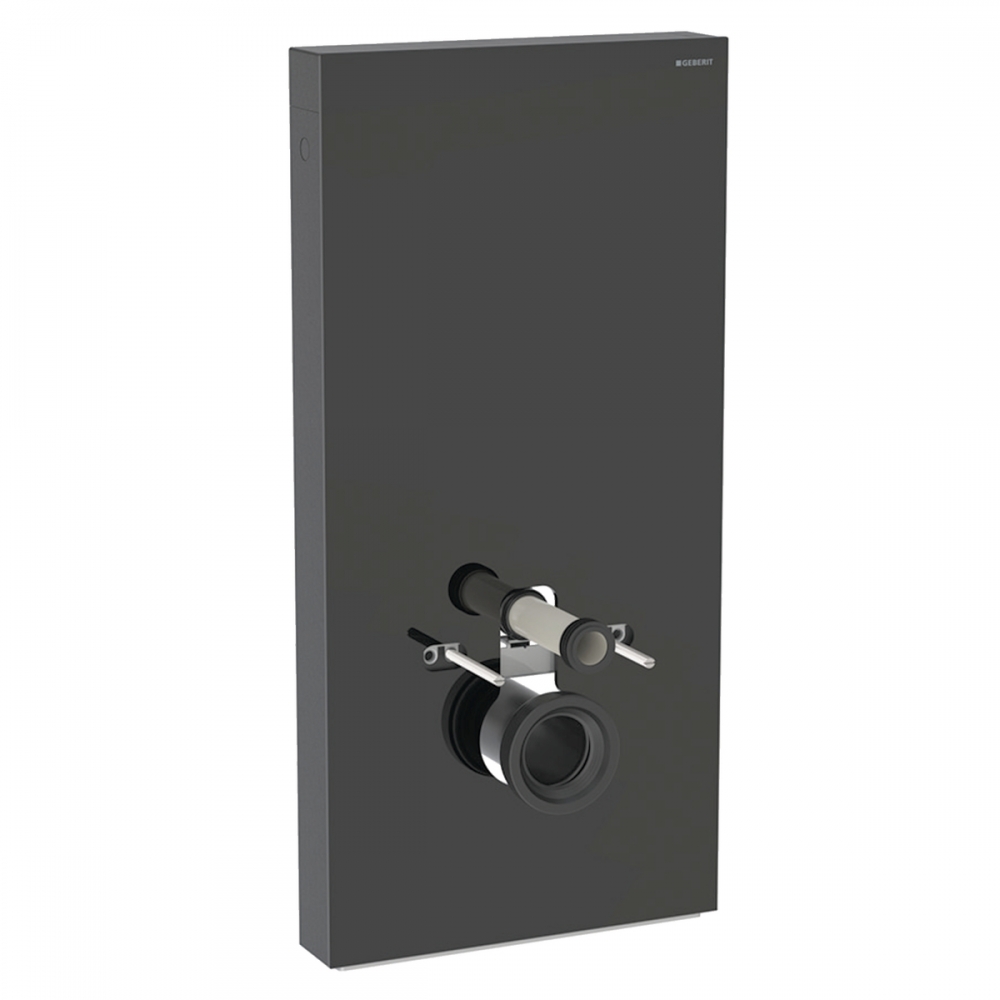Geberit Monolith Plus 101 szanitermodul fali WC-hez, fekete üveg 131.221.SJ.7