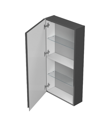 Cersanit Moduo 40 kiegészítő szekrény, antracit S590-082