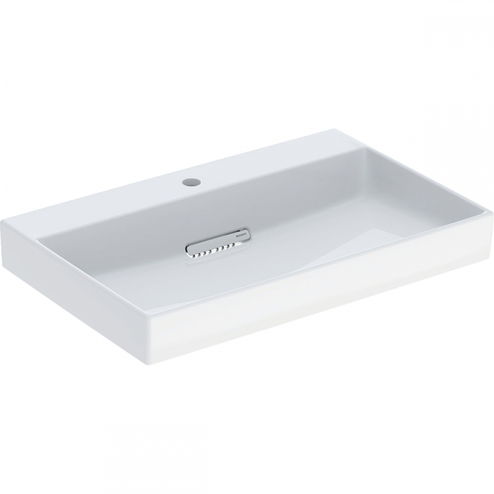 Geberit ONE 75x48 cm KeraTect mosdó, fehér 505.036.00.1