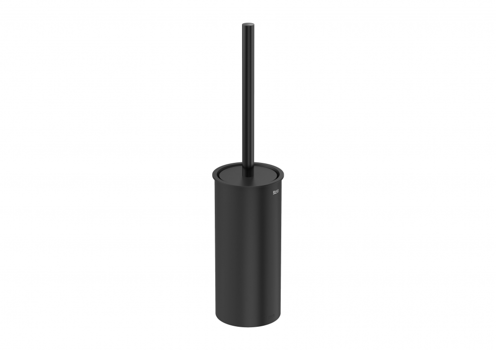 Roca Tempo álló wc kefe, szálcsiszolt titán fekete A817038NM0