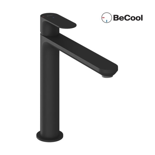 Ravak Eleganta EL 014.21BLM Álló mosdócsaptelep BeCool 220 mm, leeresztő nélkül, Black Matt X070417