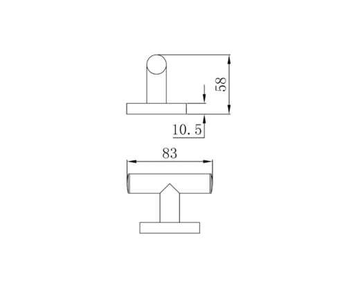 Mofém Fiesta Black dupla akasztó, fekete 17.065.28.0N (17065280N)